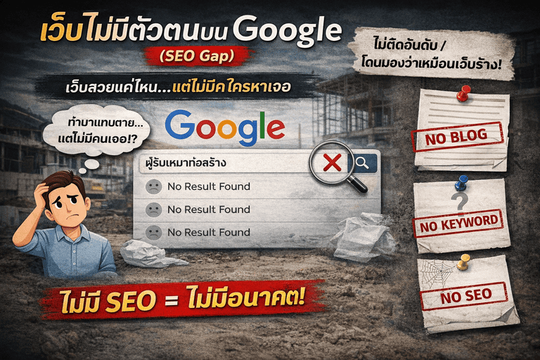 SEO รับเหมาก่อสร้าง