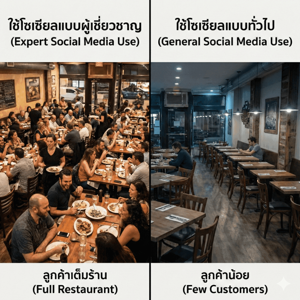 กลยุทธ์ปั้นร้านอาหารและร้านเหล้าให้ปัง เปลี่ยนยอด Like เป็นยอดลูกค้าเข้าร้าน