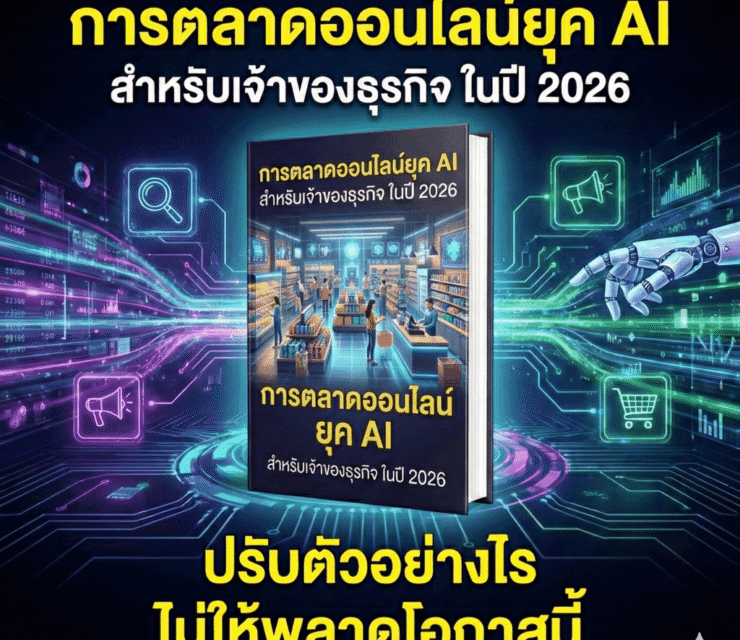 การตลาดออนไลน์ยุค AI 2026: คู่มือวางระบบ “เครื่องจักรผลิตลูกค้า” สำหรับเจ้าของธุรกิจ SME